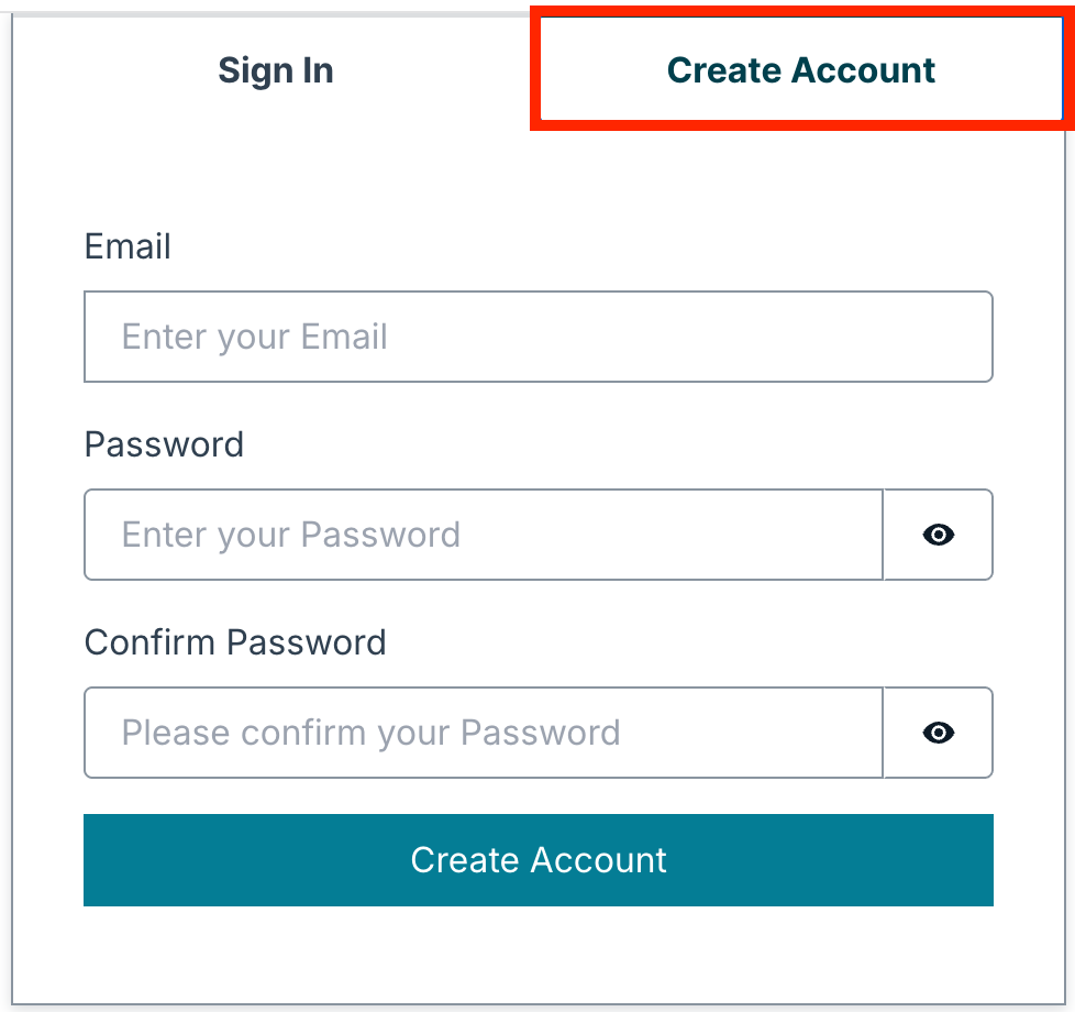 Create account
