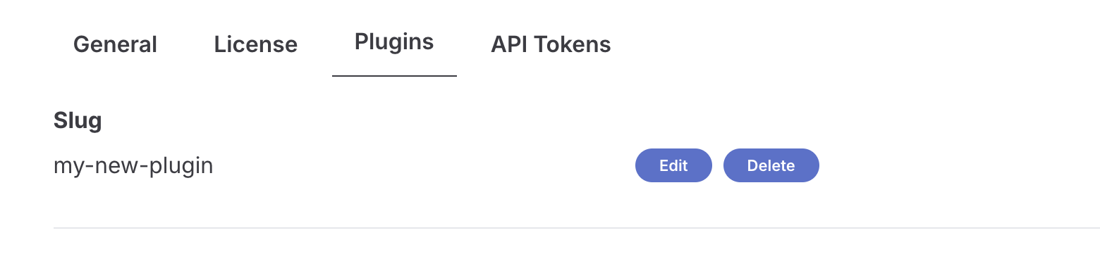 newly added plugin